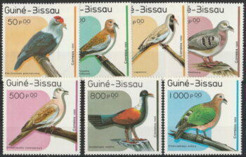 Guinea Bissau 1989 – 7 kompl. ** – Fåglar