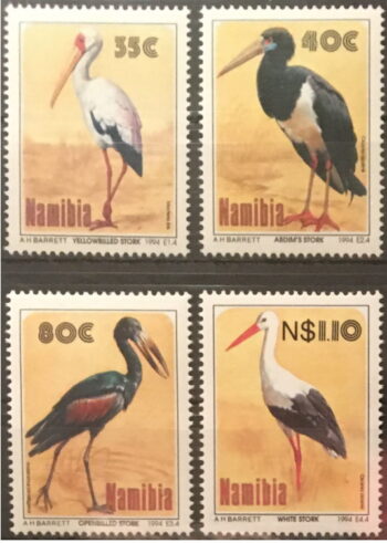 Namibia 1994 – 4 kompl. ** – Storkfåglar