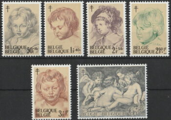Belgien 1963 – 6 kompl ** – Rubens