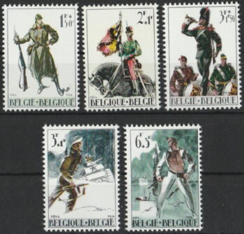 Belgien 1963 – 2 kompl serier ** – Uniformer