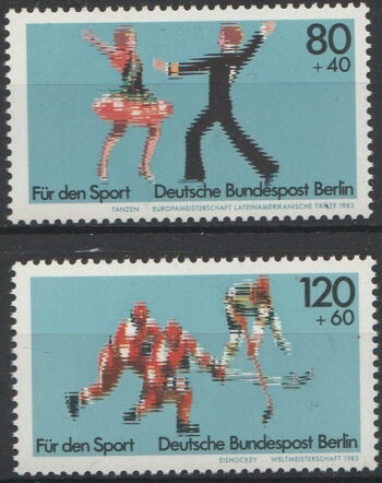 Berlin 1983 – 2 kompl ** – Dans och ishockey