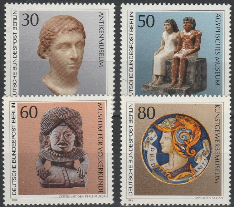 Berlin 1984 – 4 kompl ** – Berlins museer