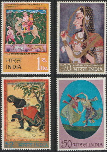 Indien 1973 – 4 kompl ** – Konst